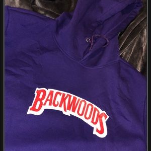 Purple backwoods hoodie